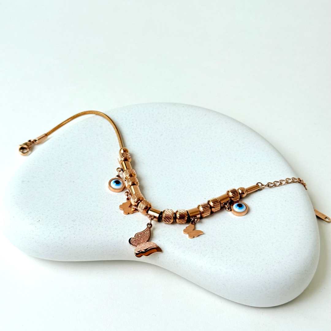 EVIL'S EYE CHARM BRACELET