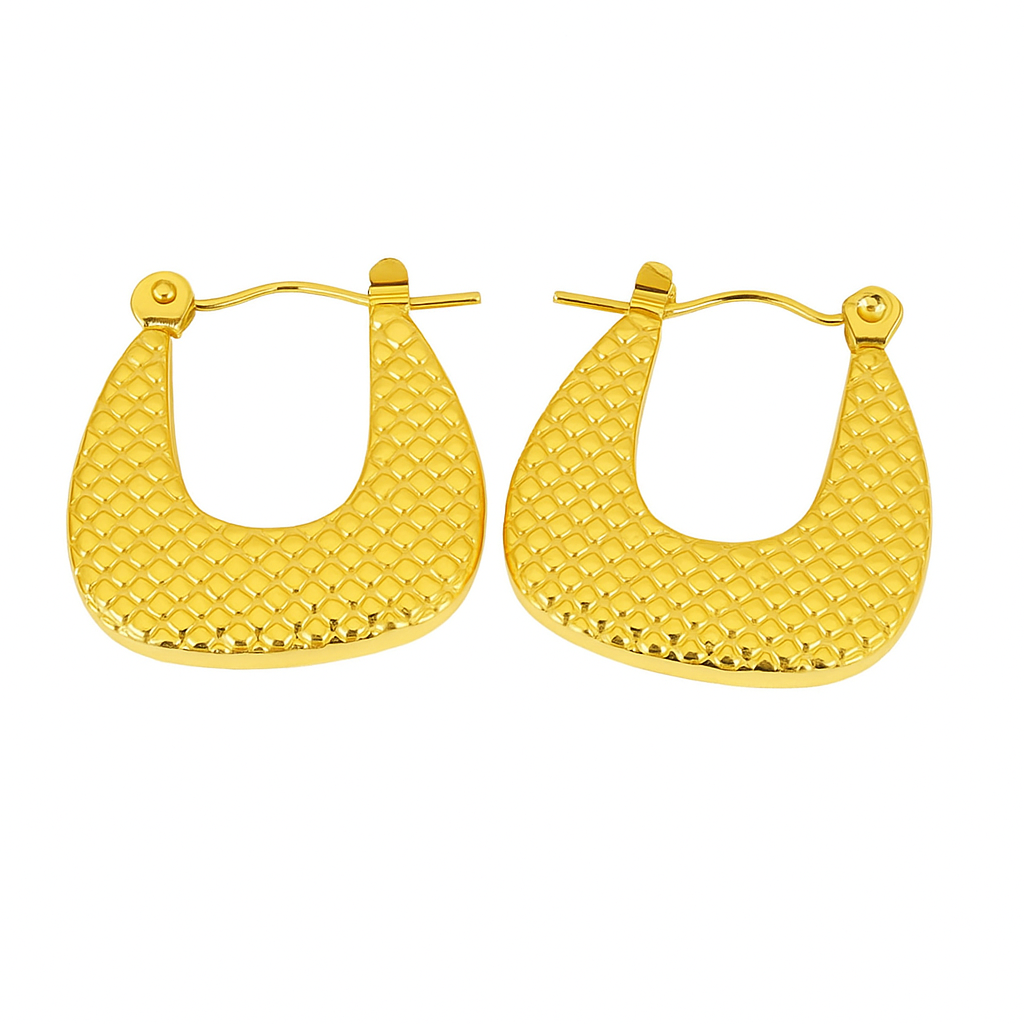 U SHAPED HOOP EARRINGS