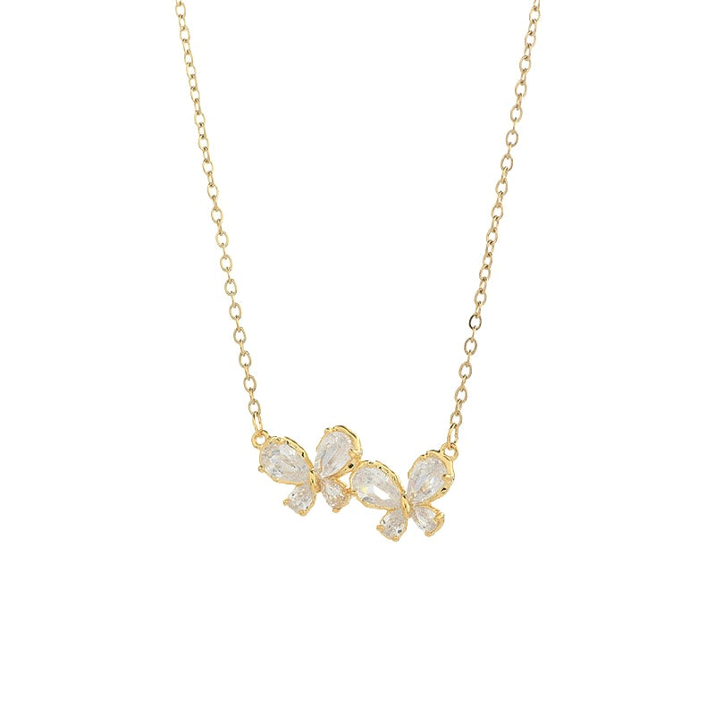 INLAY BUTTERFLY NECKLACE