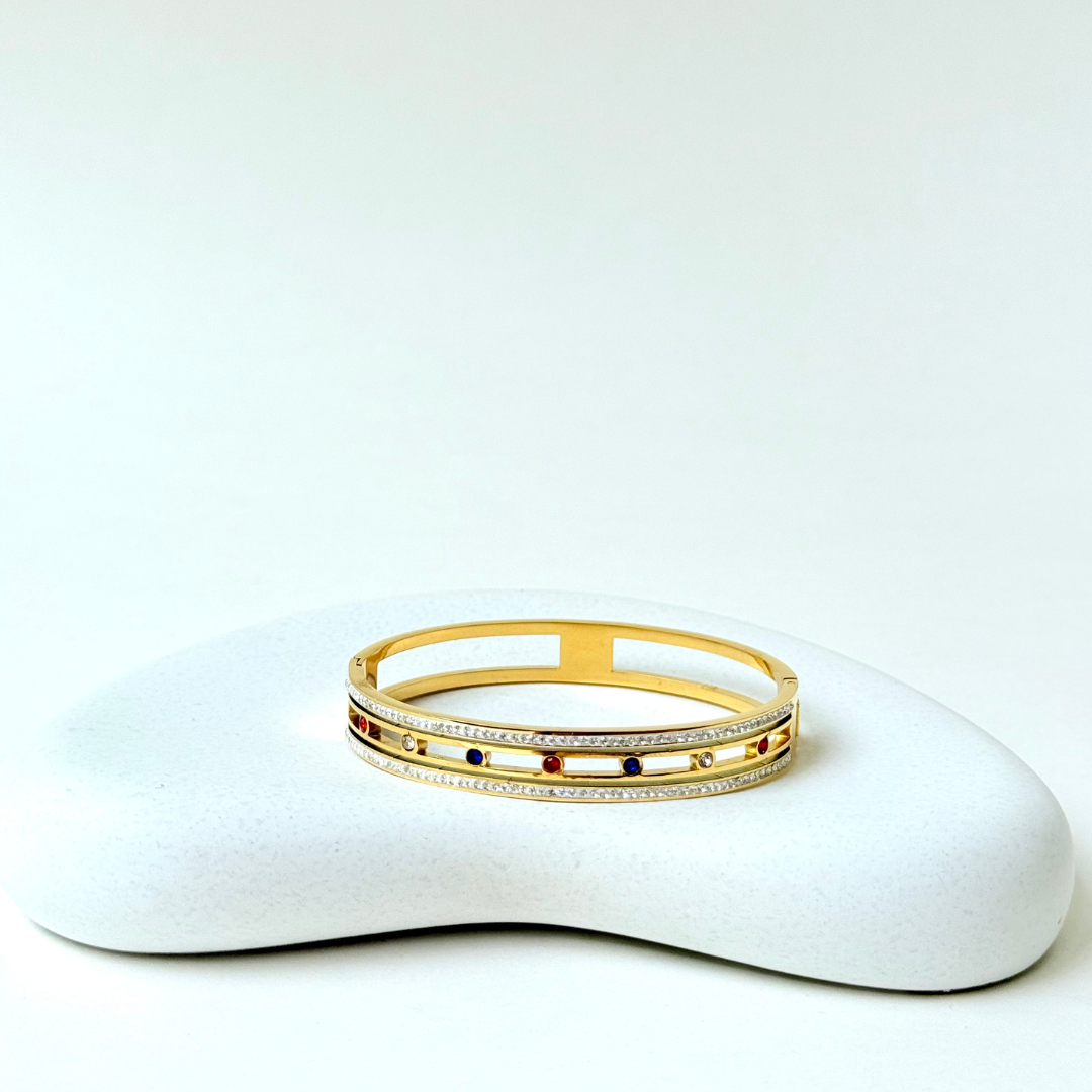 MULTI STONES BANGLE