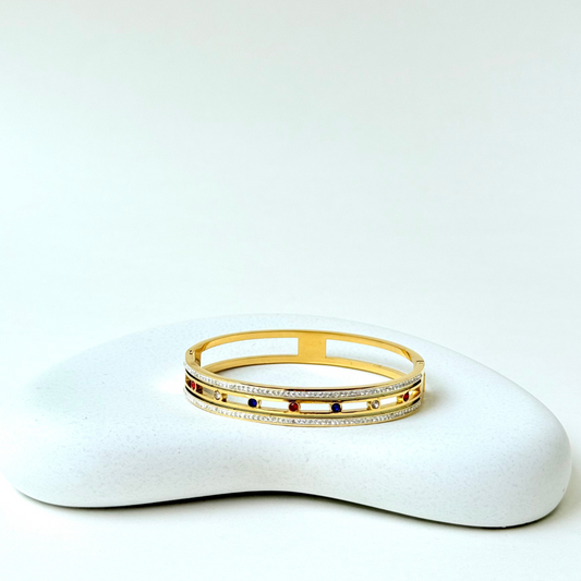 MULTI STONES BANGLE