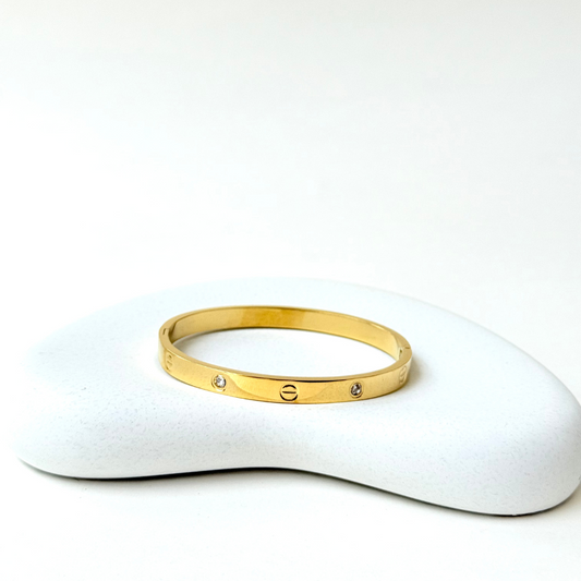 CLASSIC ZIRCON CUFF BANGLE