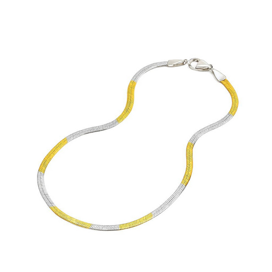 TWO-TONE SNAKE CHAIN