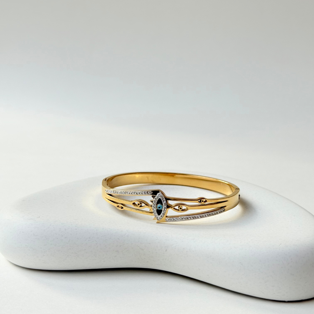 DEVIL’S EYE RHINESTONES BANGLE
