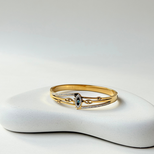 DEVIL’S EYE RHINESTONES BANGLE