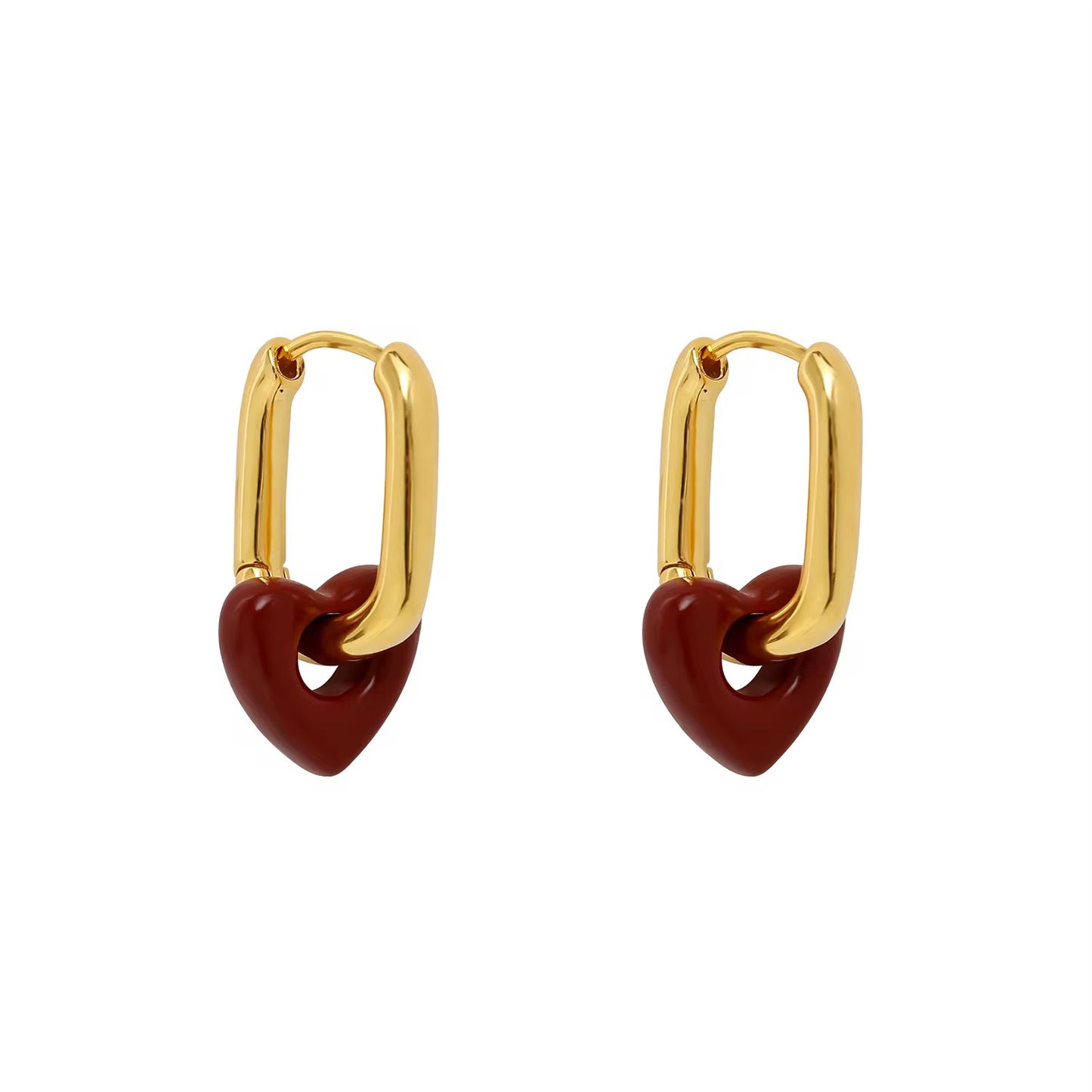 HEART LOCK HOOPS