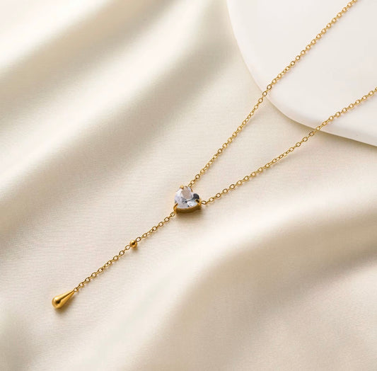 HEART ZIRCON NECKLACE