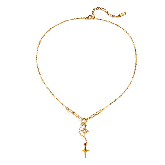 MINIMALIST CLAVICLE ZIRCON NECKLACE