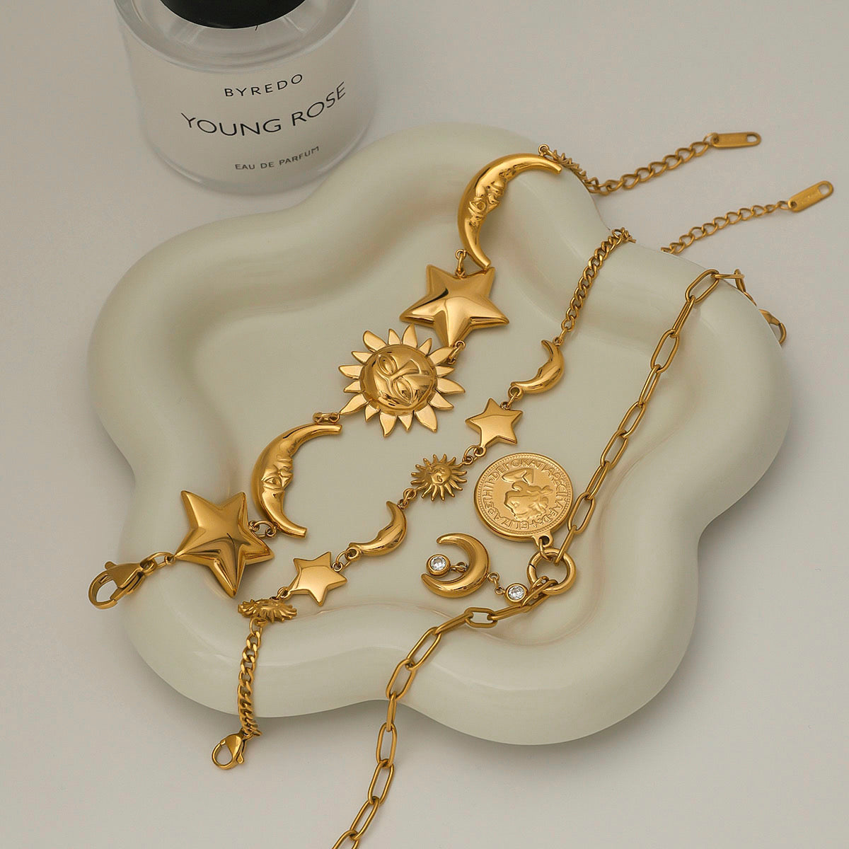 MOON STAR SUN BRACELET