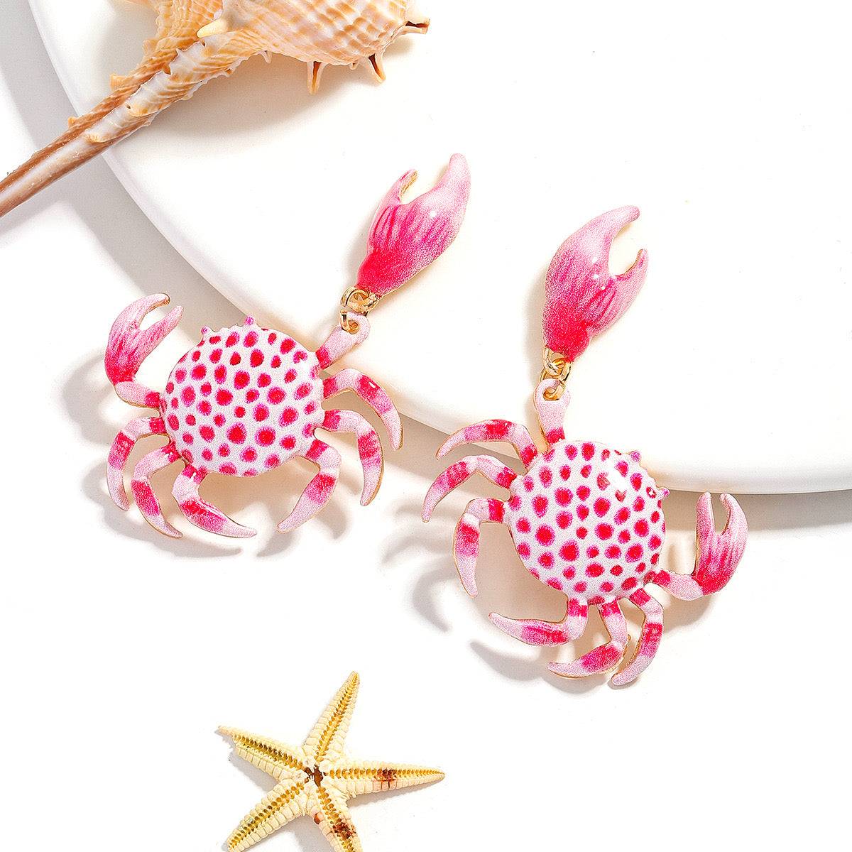 CRAB DROP EARRINGS