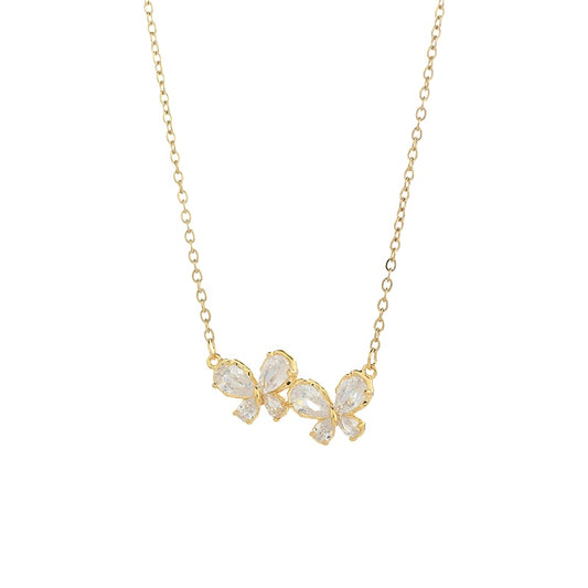 INLAY BUTTERFLY NECKLACE