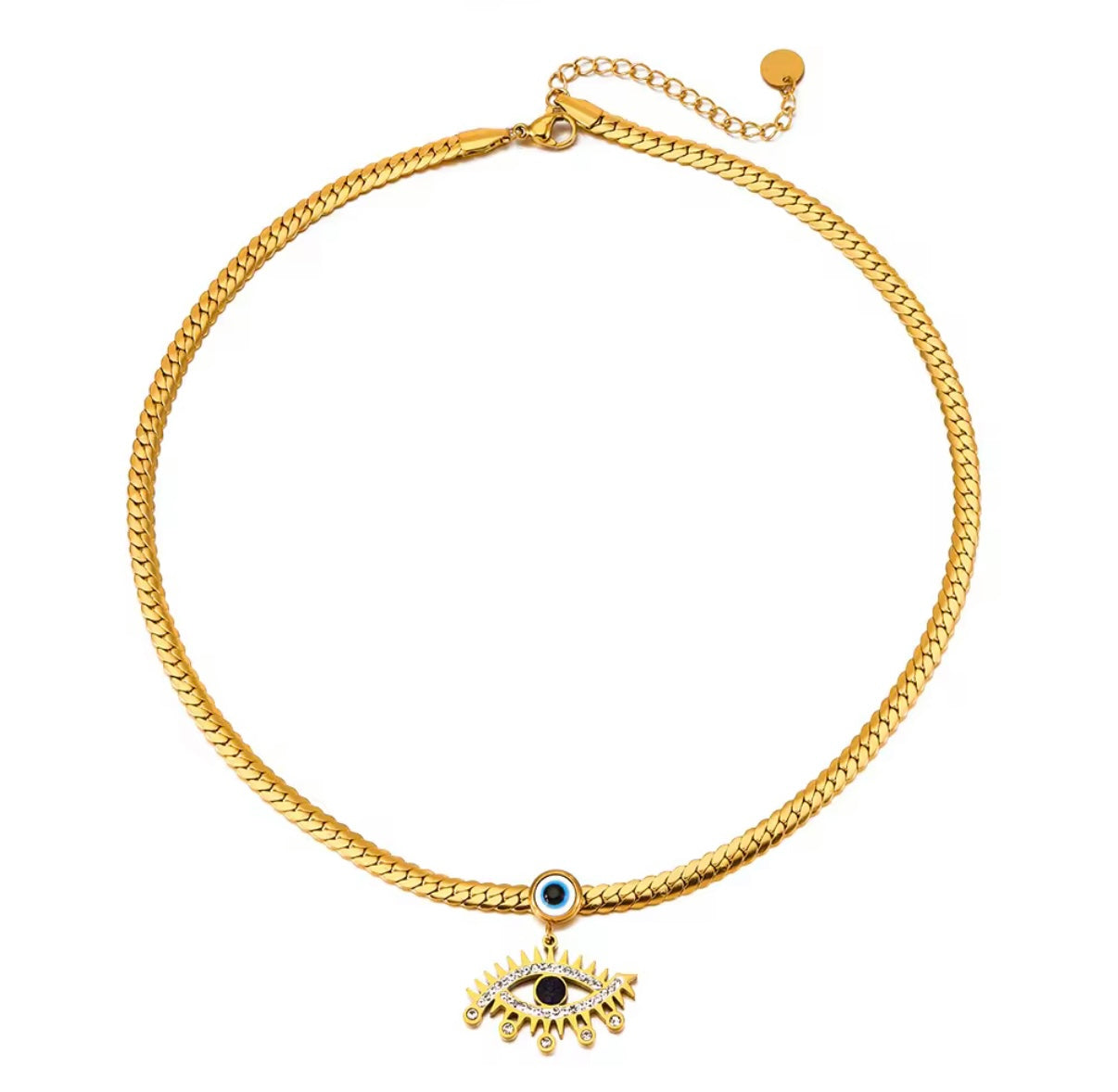 DEVIL EYE PENDANT NECKLACE