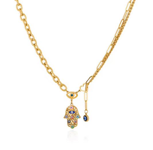 HAMSA NECKLACE