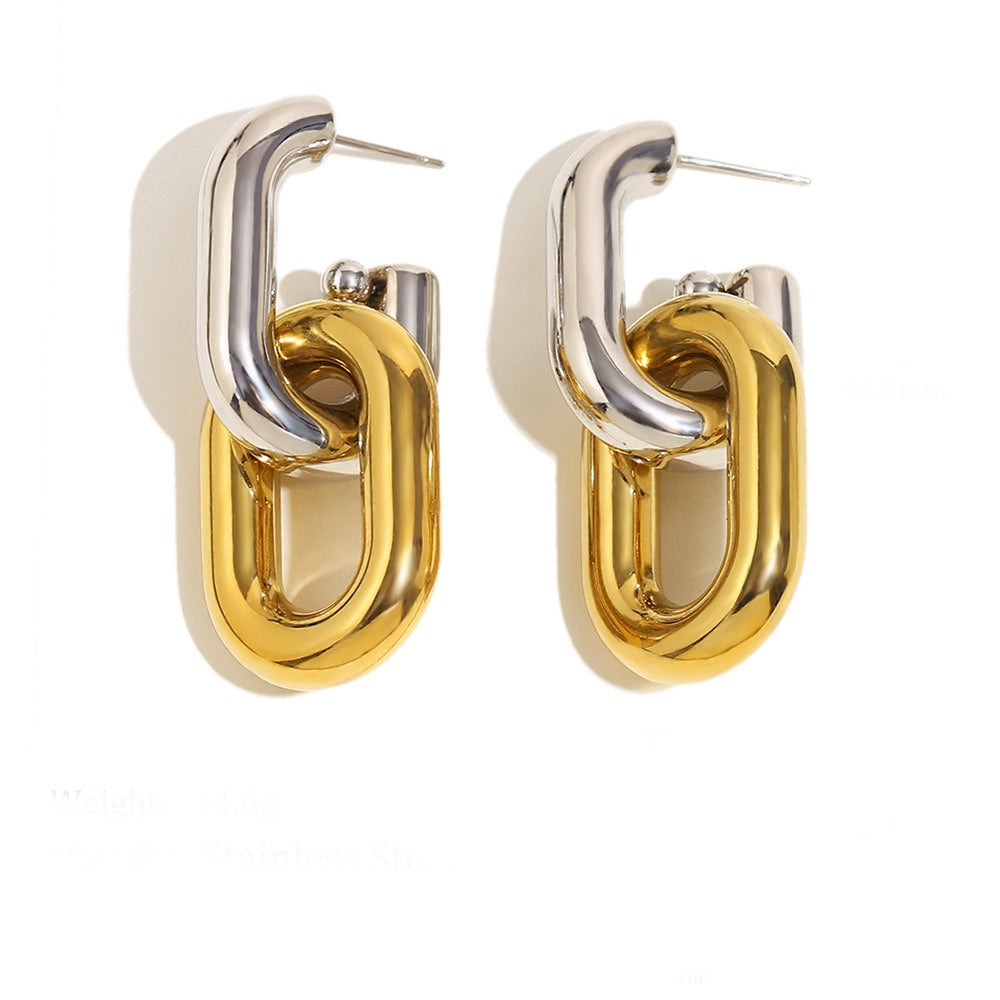 ELEGANT CHAIN DROP EARRINGS