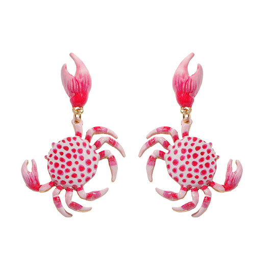 CRAB DROP EARRINGS
