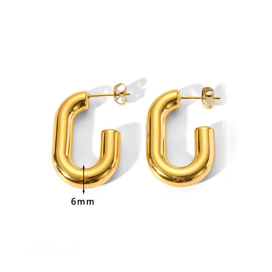 RETRO HOOP EARRINGS